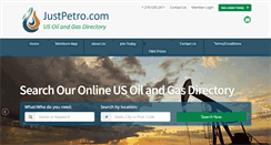 Desktop Screenshot of justpetro.com